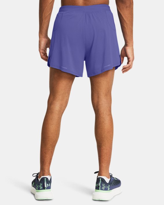 Men's UA Launch Elite 5" Shorts, Purple, pdpMainDesktop image number 1